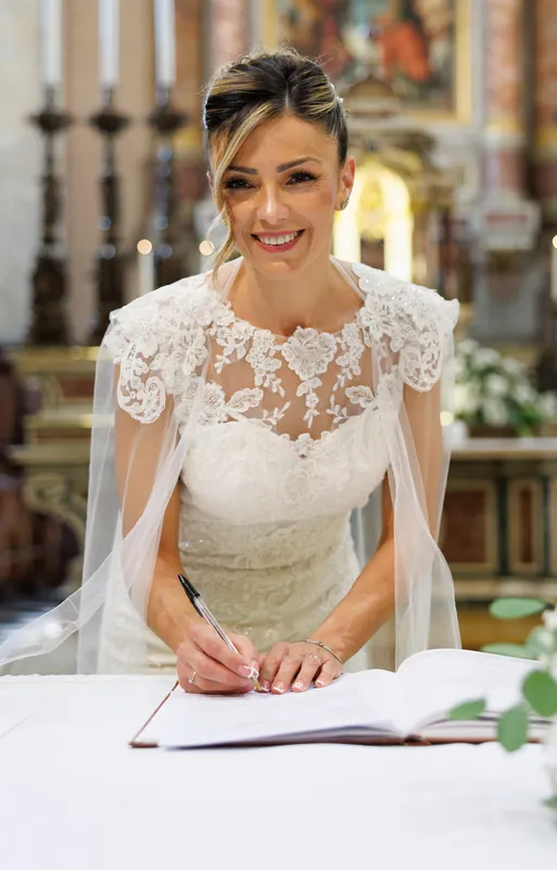 Giulia e Giovanni a Aquarium – la cerimonia in chiesa, foto 12