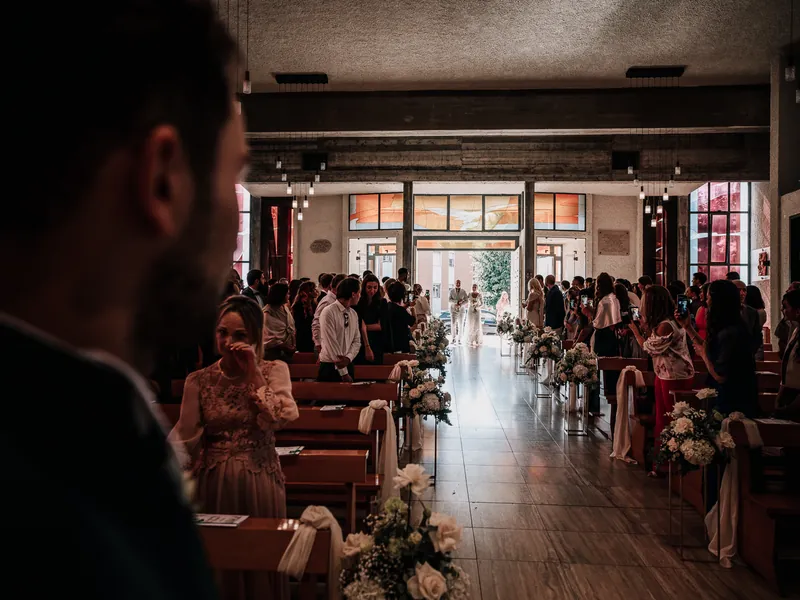 Rossella e Massimo a Carlo Magno – la cerimonia in chiesa, foto 5