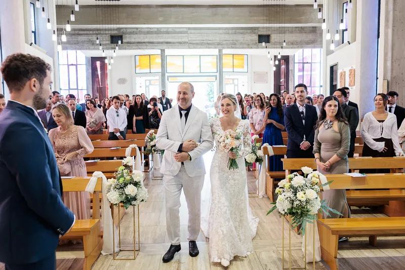 Rossella e Massimo a Carlo Magno – la cerimonia in chiesa, foto 6