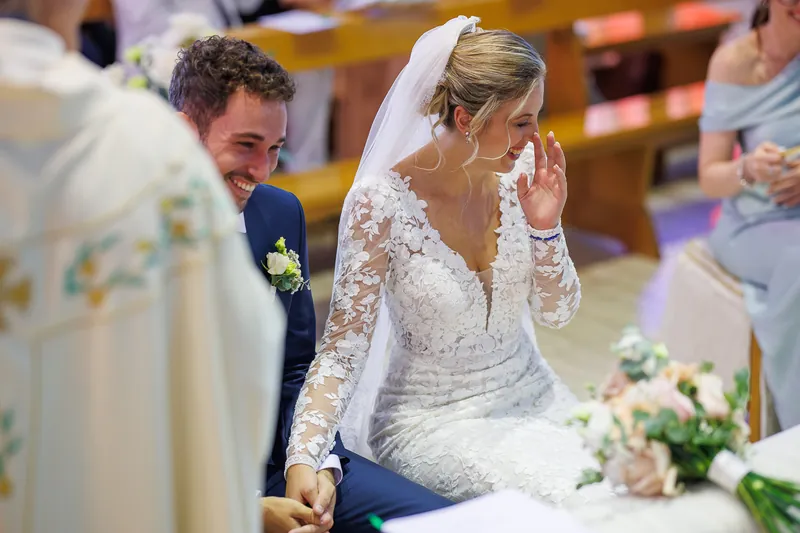 Rossella e Massimo a Carlo Magno – la cerimonia in chiesa, foto 9