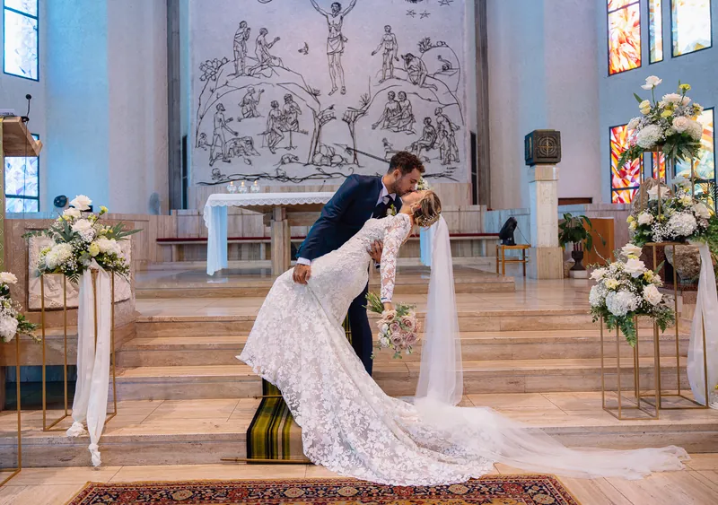 Rossella e Massimo a Carlo Magno – la cerimonia in chiesa, foto 12