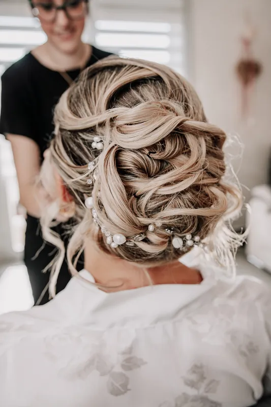 Rossella e Massimo a Carlo Magno – preparativi della sposa, foto 7