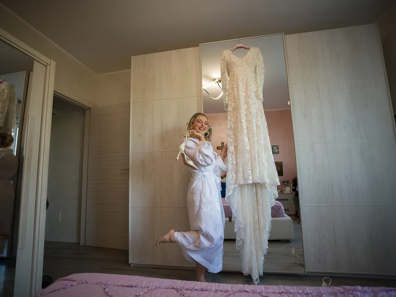 Rossella e Massimo a Carlo Magno – preparativi della sposa, foto 10