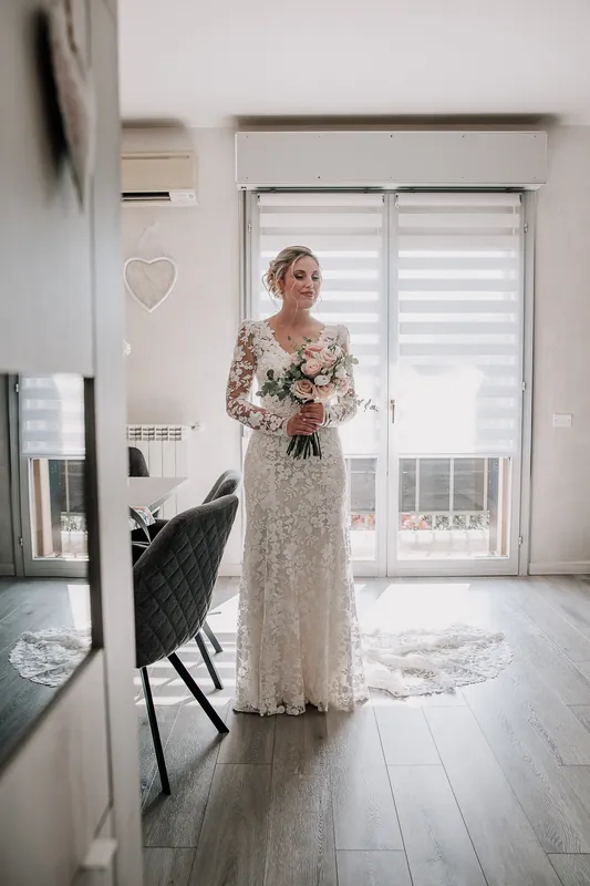 Rossella e Massimo a Carlo Magno – preparativi della sposa, foto 13