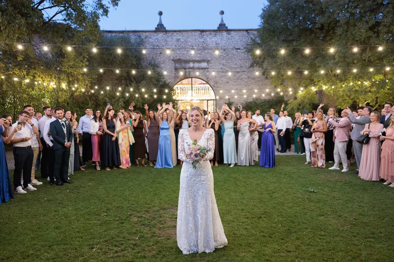 Rossella e Massimo a Carlo Magno – torta, bouquet e festa, foto 5