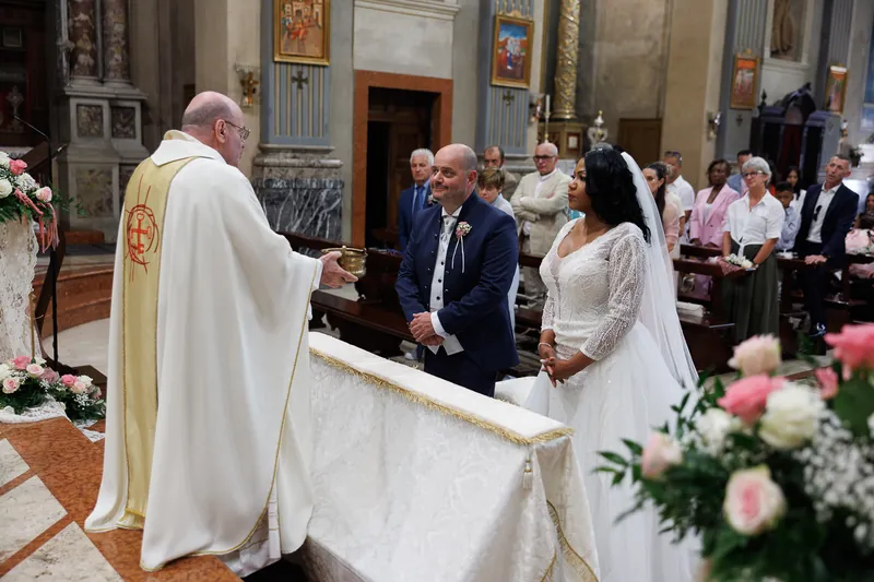 Ana e Andrea a Casa Mascagni – la cerimonia in chiesa, foto 11