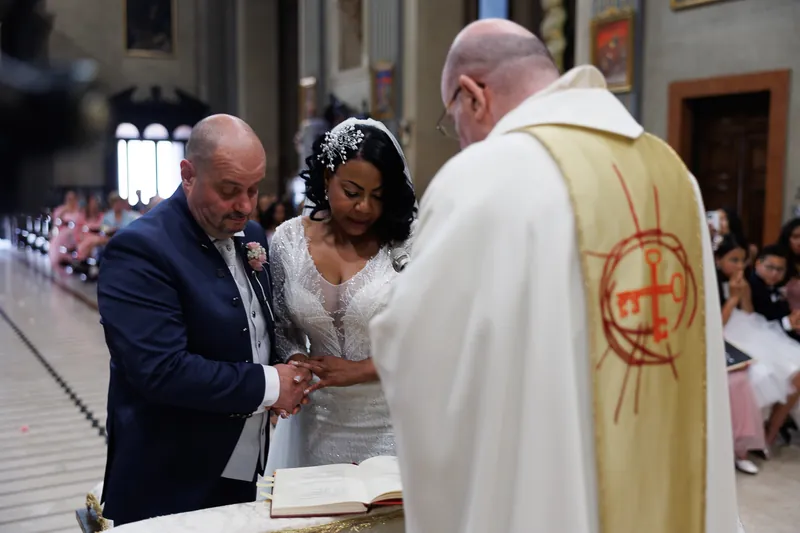 Ana e Andrea a Casa Mascagni – la cerimonia in chiesa, foto 12
