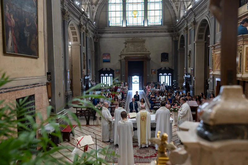 Ana e Andrea a Casa Mascagni – la cerimonia in chiesa, foto 14