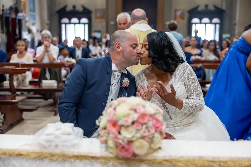Ana e Andrea a Casa Mascagni – la cerimonia in chiesa, foto 15