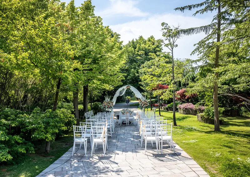 Luca e Ilaria a Casa Mascagni – la cerimonia in giardino, foto 1
