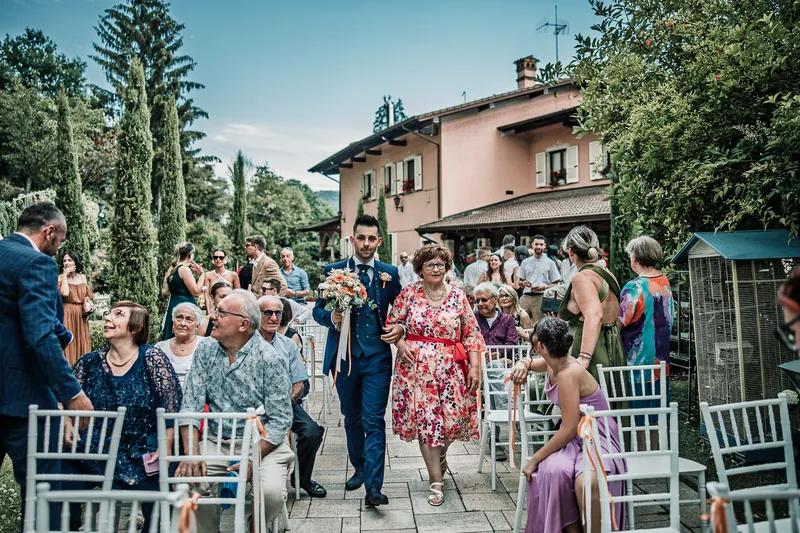 Luca e Ilaria a Casa Mascagni – la cerimonia in giardino, foto 5