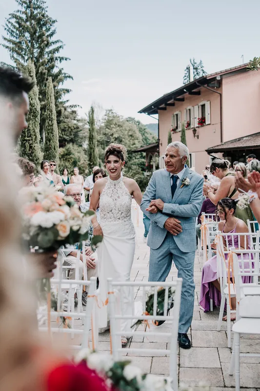 Luca e Ilaria a Casa Mascagni – la cerimonia in giardino, foto 10