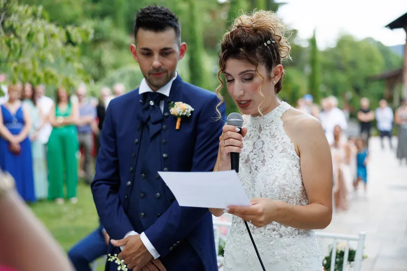 Luca e Ilaria a Casa Mascagni – la cerimonia in giardino, foto 12