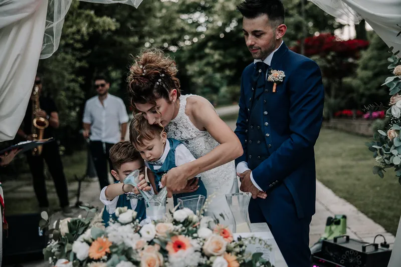 Luca e Ilaria a Casa Mascagni – la cerimonia in giardino, foto 14