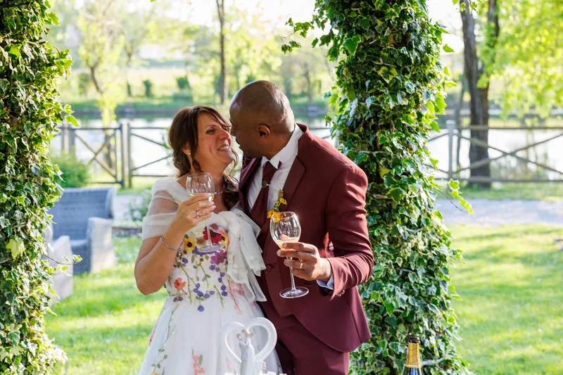 Katy e Dupe a Cascina Carretto – la torta e il tramonto in giardino, foto 7