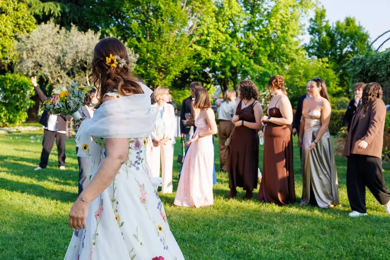 Katy e Dupe a Cascina Carretto – la torta e il tramonto in giardino, foto 8