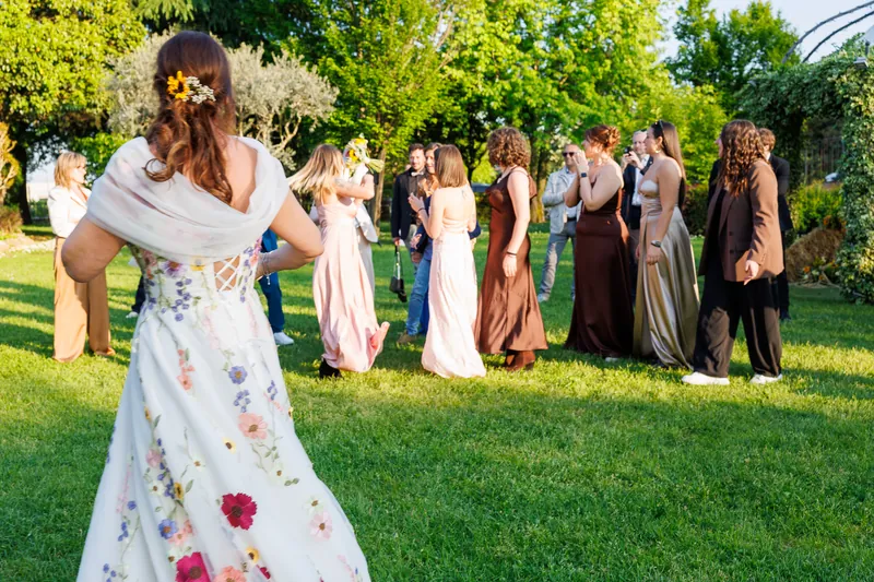 Katy e Dupe a Cascina Carretto – la torta e il tramonto in giardino, foto 9