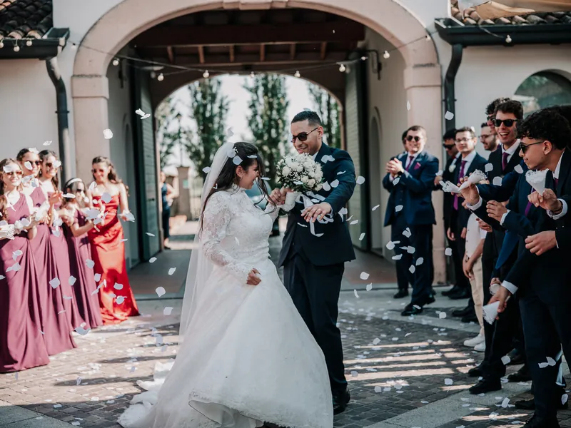 Antonios e Maria a Cascina San Carlo – l’arrivo tra tamburi e balli, foto 2