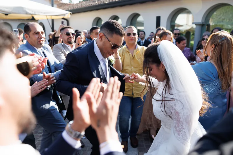Antonios e Maria a Cascina San Carlo – l’arrivo tra tamburi e balli, foto 4