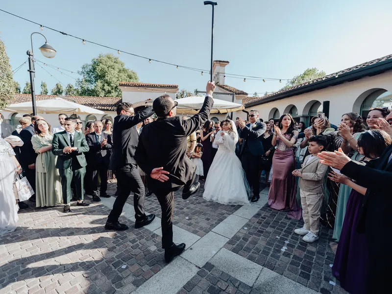 Antonios e Maria a Cascina San Carlo – l’arrivo tra tamburi e balli, foto 6