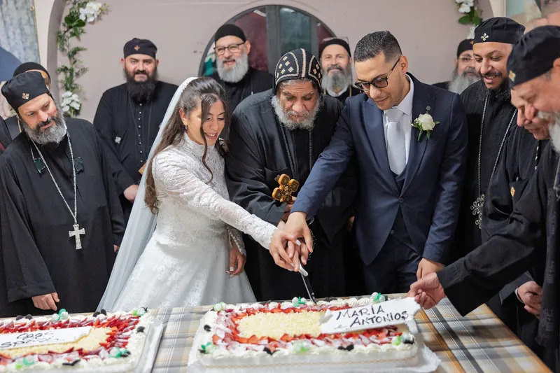 Antonios e Maria a Cascina San Carlo – la scalinata e la torta, foto 9