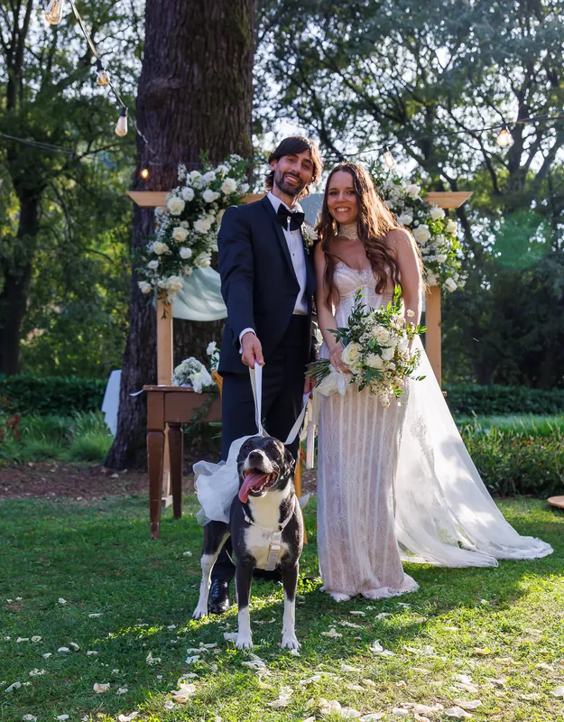 Valeria e Stefano a Castello di Clanezzo – aperitivo nel cortile, foto 3