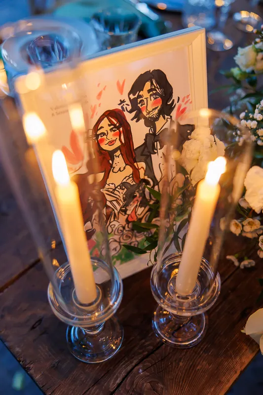 Valeria e Stefano a Castello di Clanezzo – la cena sotto il pergolato, foto 5
