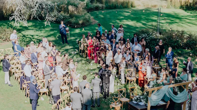 Valeria e Stefano a Castello di Clanezzo – la cerimonia nel parco, foto 5