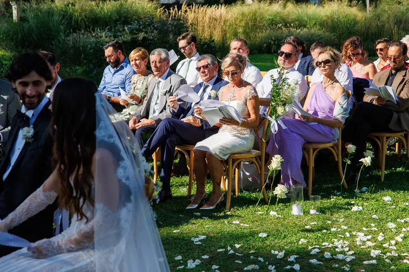 Valeria e Stefano a Castello di Clanezzo – la cerimonia nel parco, foto 6