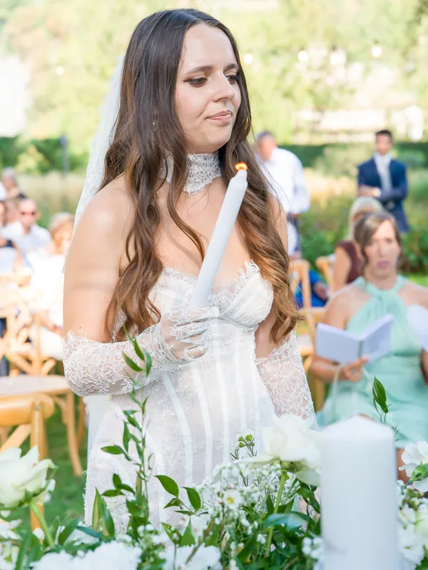 Valeria e Stefano a Castello di Clanezzo – la cerimonia nel parco, foto 10
