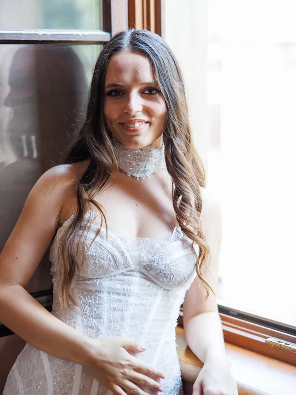 Valeria e Stefano a Castello di Clanezzo – preparativi della sposa, foto 11