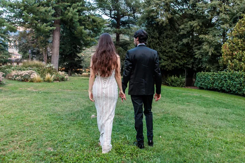 Valeria e Stefano a Castello di Clanezzo – ritratti nel parco del castello, foto 7
