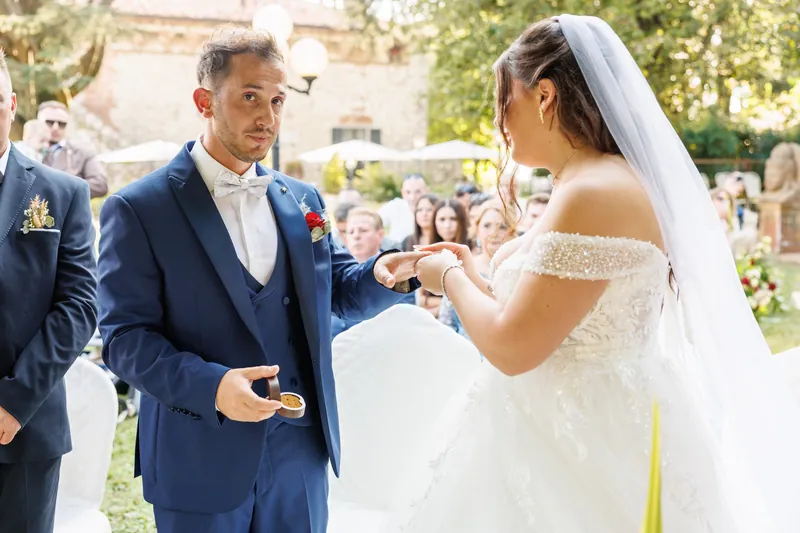 Chiara e Diego a Castello Malvezzi – la cerimonia, foto 7