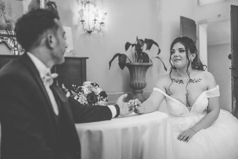 Chiara e Diego a Castello Malvezzi – gli sposi al castello, foto 1