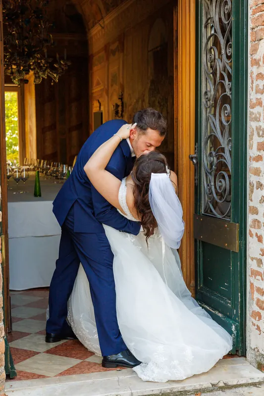 Chiara e Diego a Castello Malvezzi – gli sposi al castello, foto 4