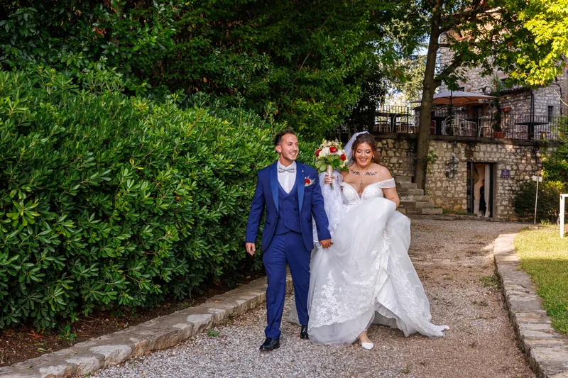 Chiara e Diego a Castello Malvezzi – gli sposi al castello, foto 8