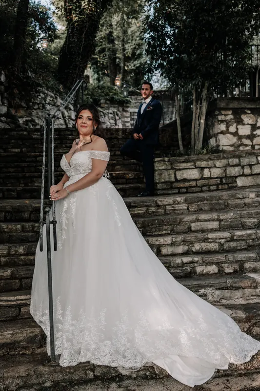 Chiara e Diego a Castello Malvezzi – ritratti nel parco, foto 1