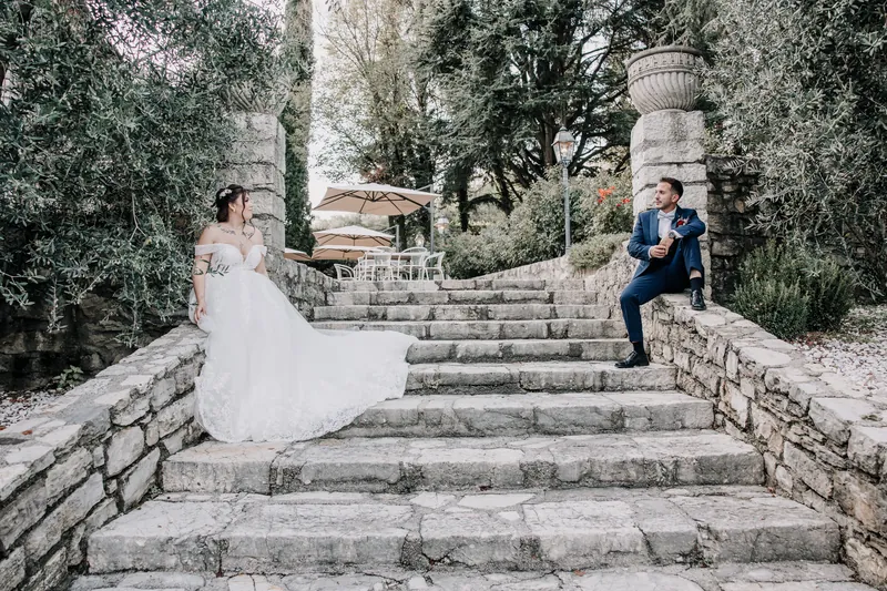 Chiara e Diego a Castello Malvezzi – ritratti nel parco, foto 4