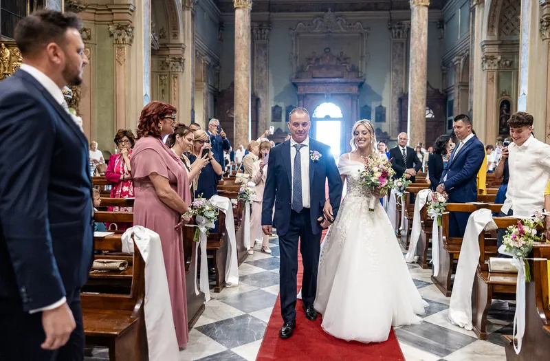 Andrea e Michelle a Corte Piovanelli – la cerimonia in chiesa, foto 5