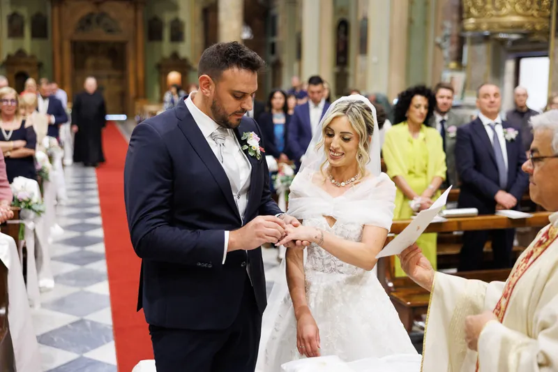 Andrea e Michelle a Corte Piovanelli – la cerimonia in chiesa, foto 9