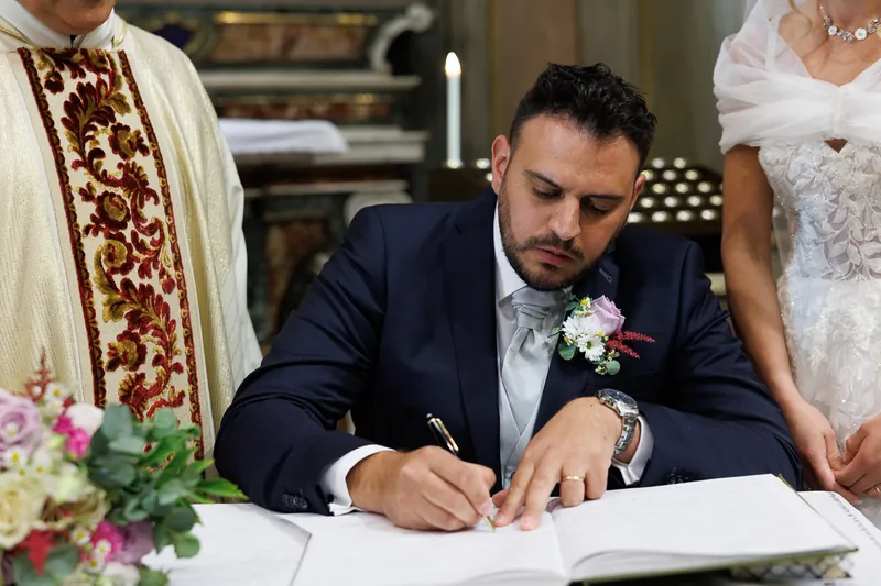 Andrea e Michelle a Corte Piovanelli – la cerimonia in chiesa, foto 13