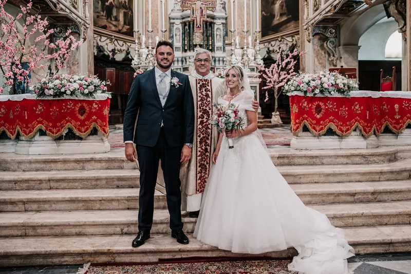 Andrea e Michelle a Corte Piovanelli – la cerimonia in chiesa, foto 15