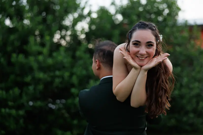 Gloria e Davide a Corte Poli – i ritratti degli sposi, foto 2