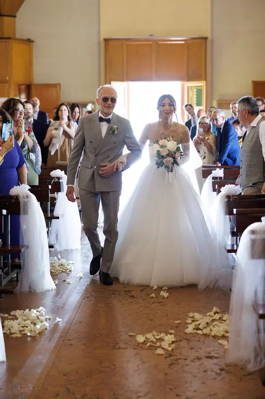 Sabrina e Ivan a Corte Poli – la cerimonia in chiesa, foto 2