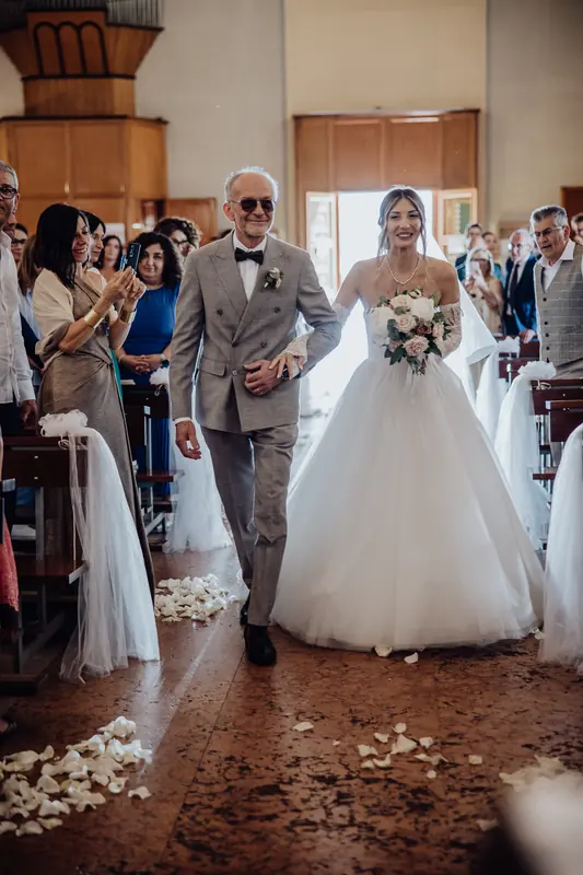 Sabrina e Ivan a Corte Poli – la cerimonia in chiesa, foto 3