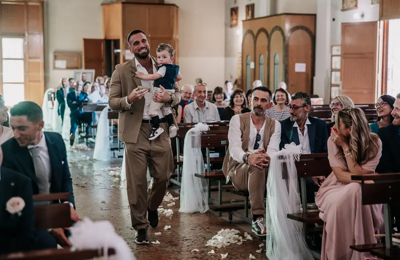 Sabrina e Ivan a Corte Poli – la cerimonia in chiesa, foto 7