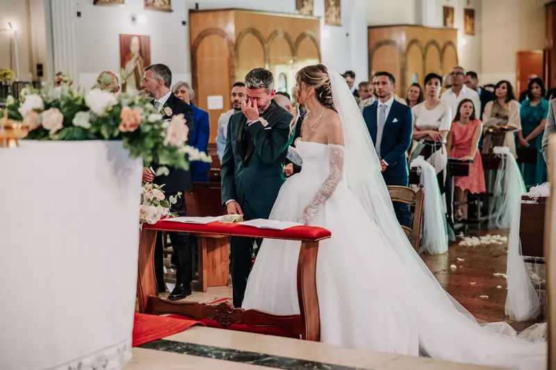 Sabrina e Ivan a Corte Poli – la cerimonia in chiesa, foto 14