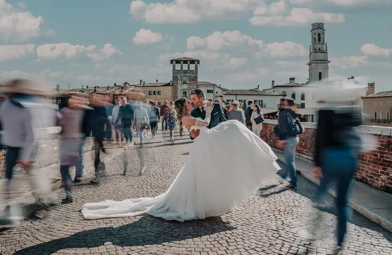 Sabrina e Ivan a Corte Poli – i ritratti con il panorama della città, foto 1