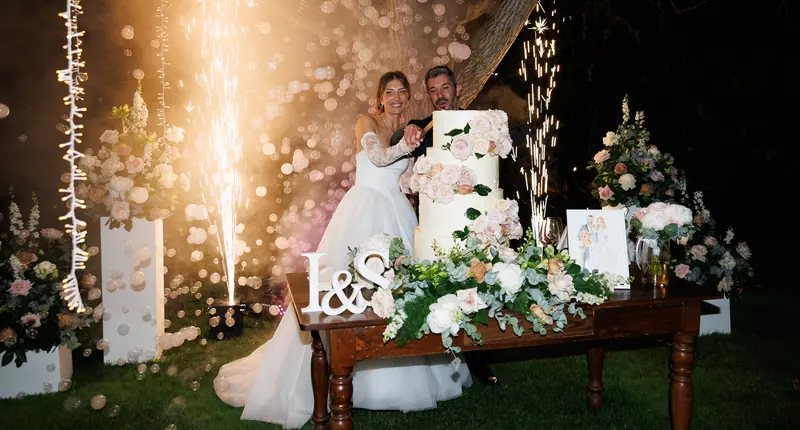 Sabrina e Ivan a Corte Poli – la torta, foto 1