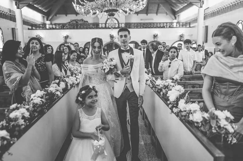 Maria e Mina a Giardini La Pergola – la cerimonia in chiesa, foto 2